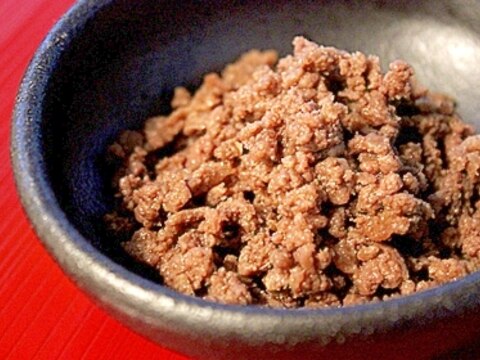 5分で出来る、簡単★そぼろ